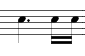 Dotted Quarter Note + Two Sixteenth Notes