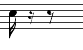 Sixteenth Note + Sixteenth Rest + Eighth Rest